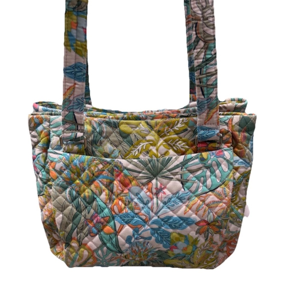 Vera Bradley NWT Multi-Compartment Shoulder Bag Rain Forest Canopy